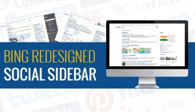 Bing Redesigned Social Sidebar