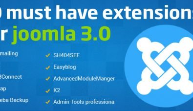 10 Must Have Extensions for Joomla 3.0 Website Development