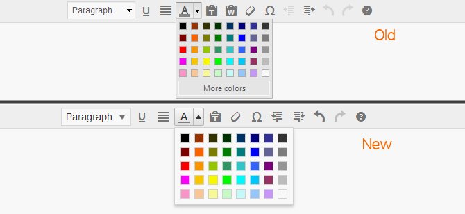 Visual Editor Color