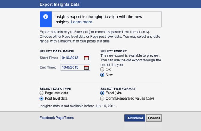 export-insights-data