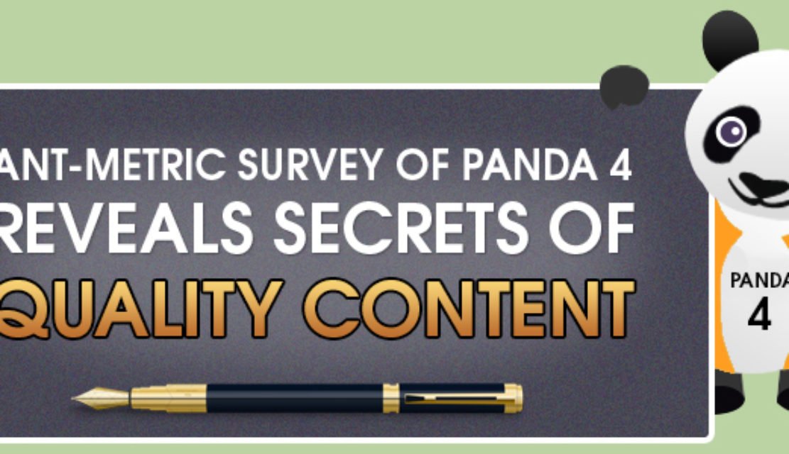 Anti-Metric Survey of Panda 4 Reveals Secrets of Quality Content