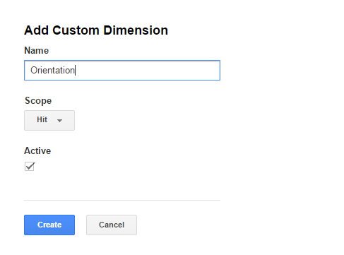 device orientation